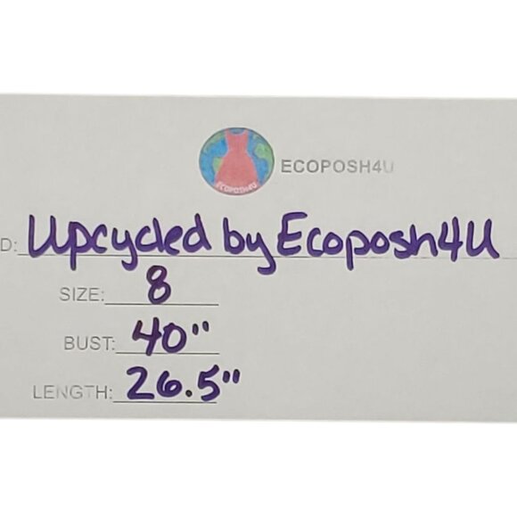 Womens Upcycled Distressed Flannel with "Wayne's World" Embroidered Patch 8 - Picture 7 of 7